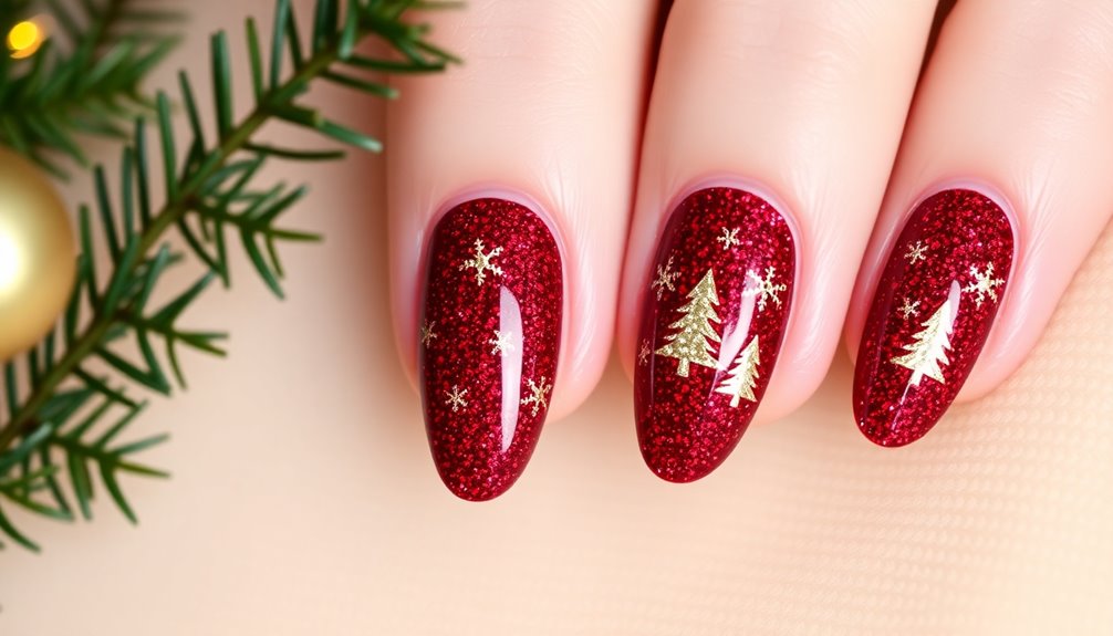 festive nail art designs