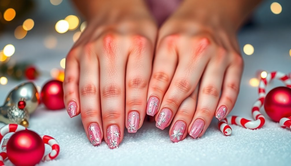 festive pink sparkle celebration