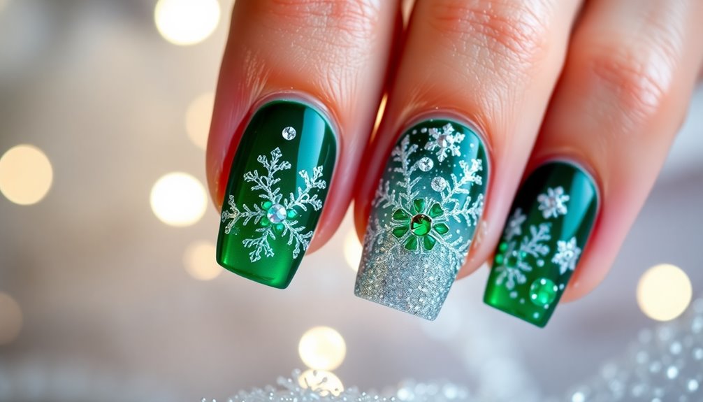 festive winter nail designs