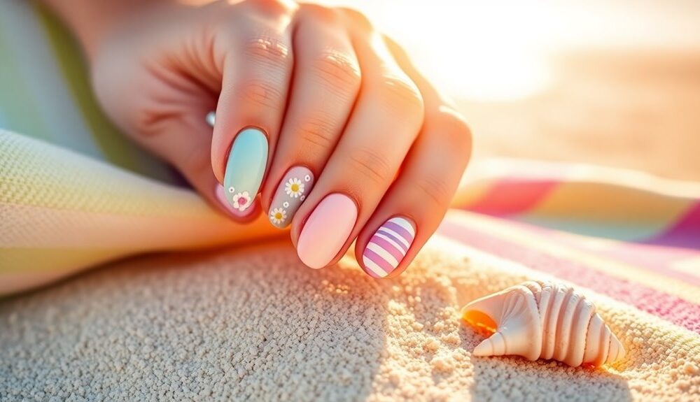 fun easy summer gel nails