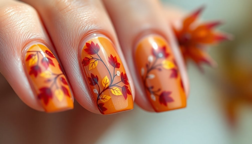 nail art inspired nature