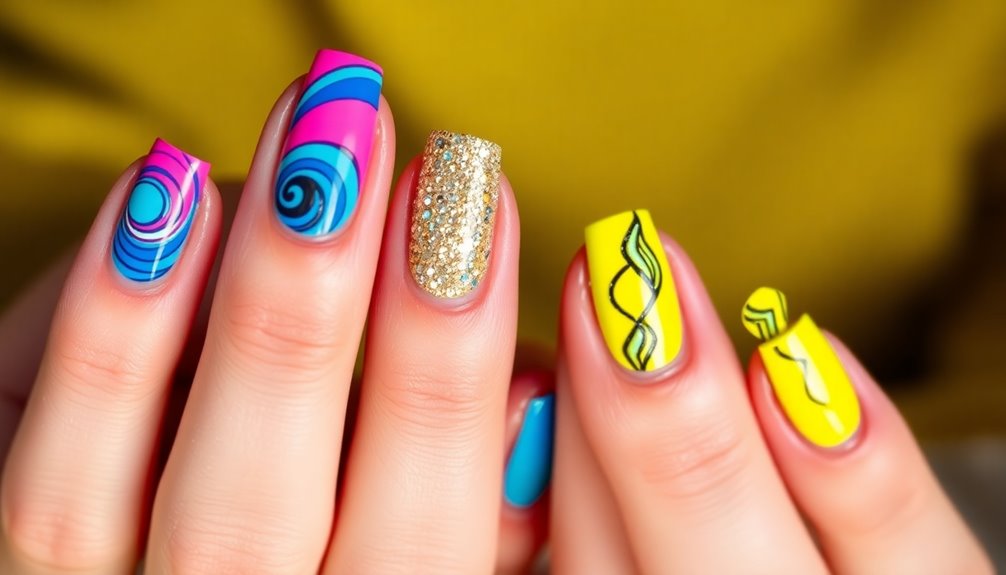 nail art showcases individuality