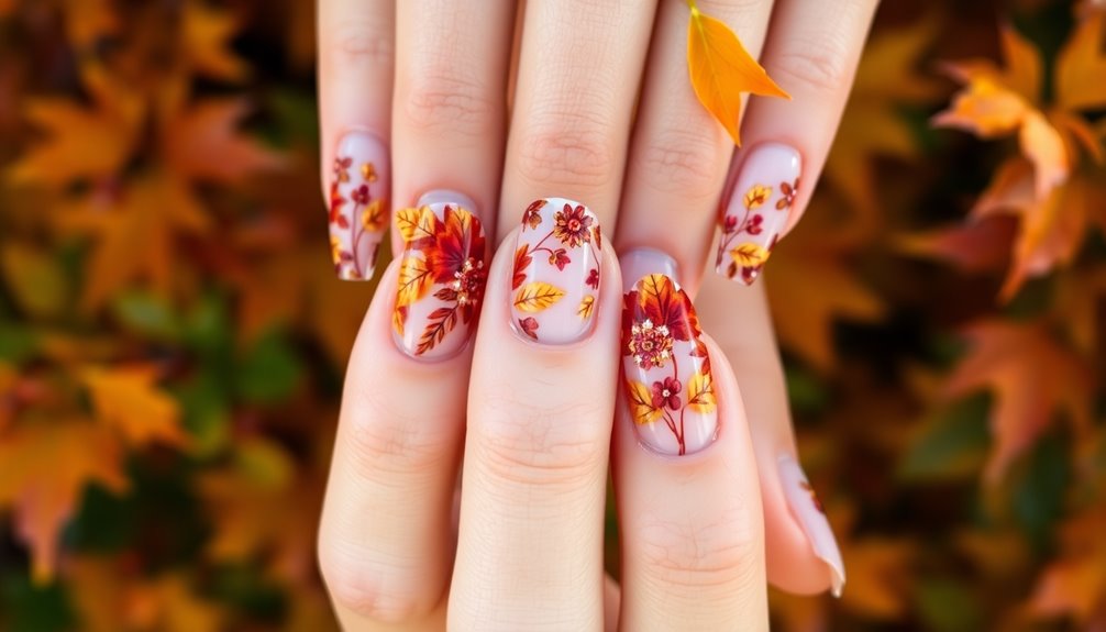 nature inspired nail art