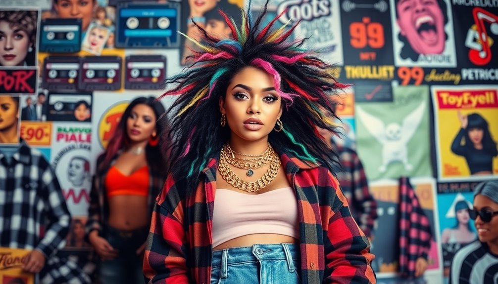 nostalgic 90s pop influence