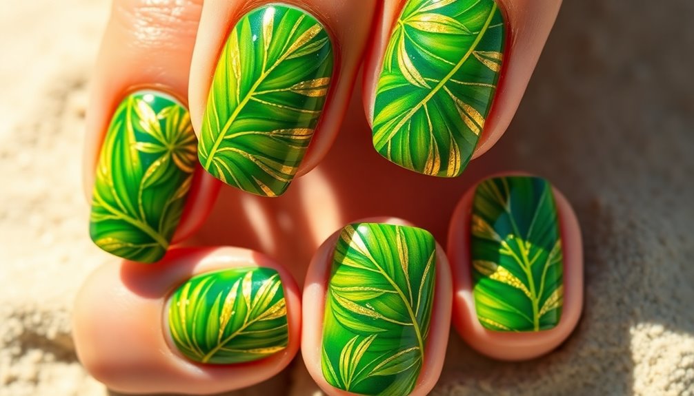 origins of tropical nail art