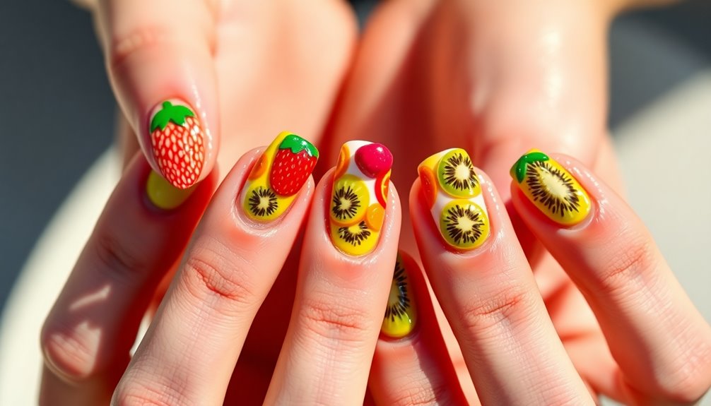 retro nail art styles