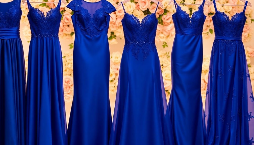 royal blue timeless elegance