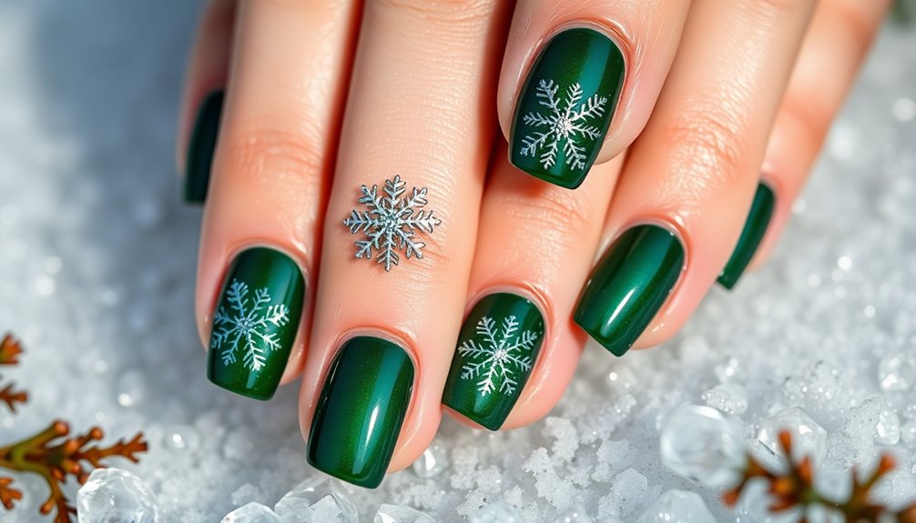 stunning classy winter nails