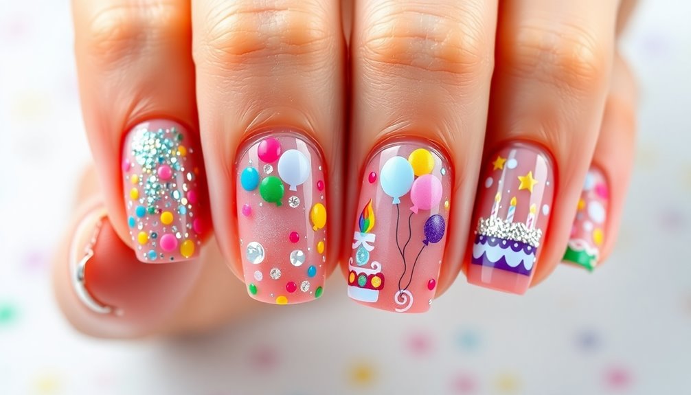 stunning nail art celebration