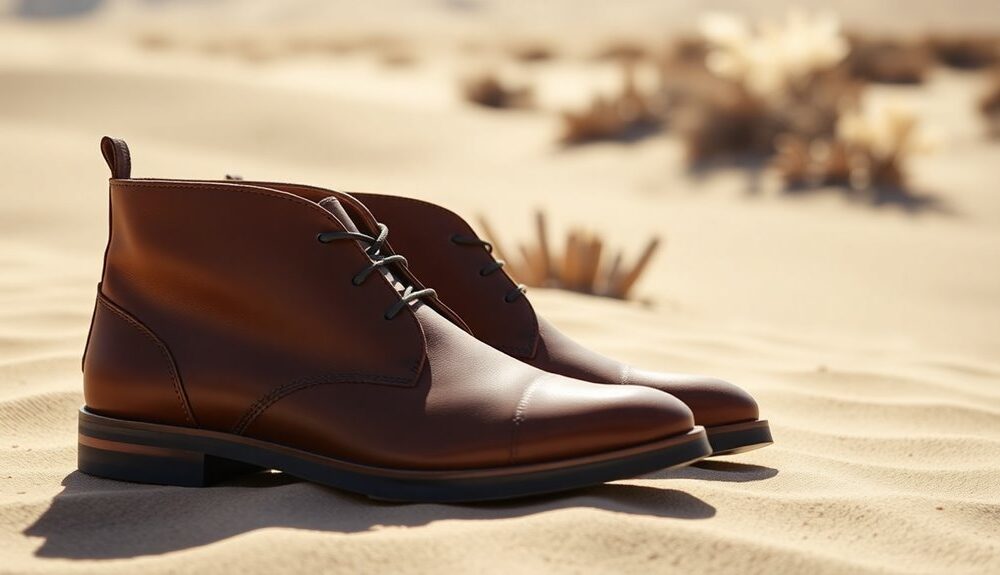 stylish and comfortable desert boots