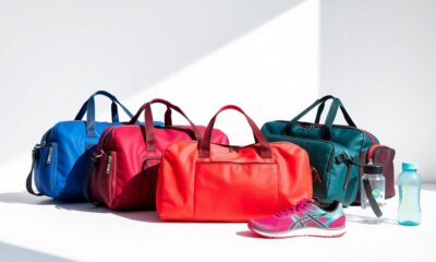 stylish and spacious gym bags