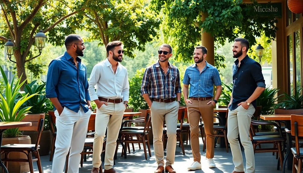 stylish and versatile khakis