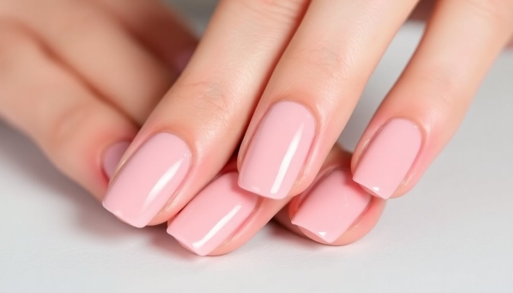 stylish soft pink tones