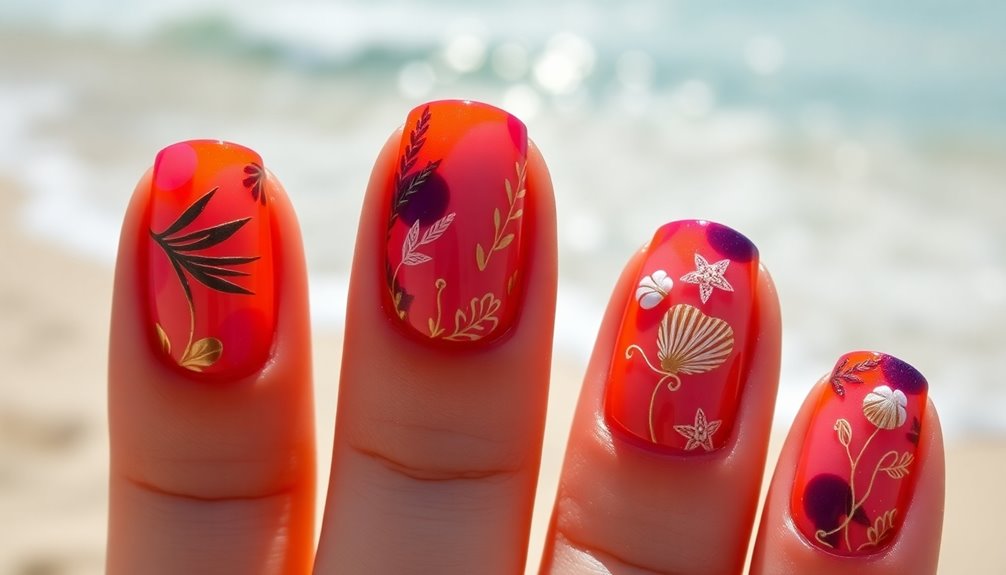 stylish summer nail designs