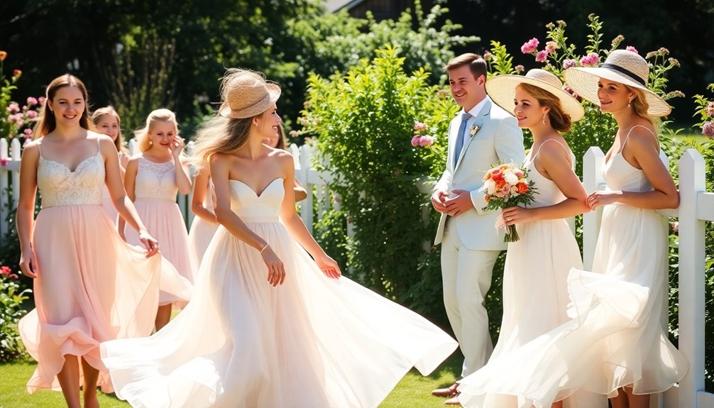 stylish summer wedding attire