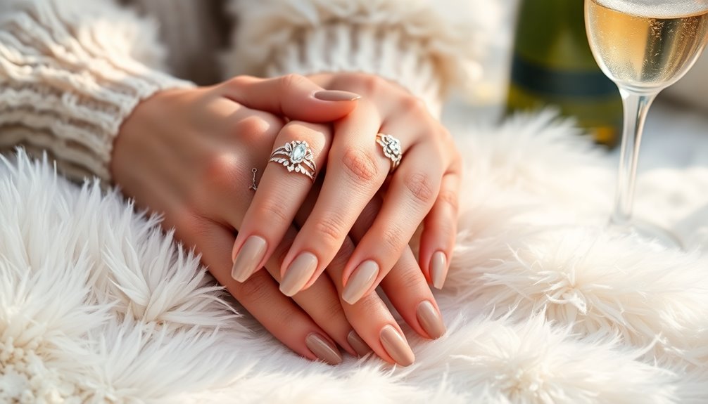 stylish winter nail designs