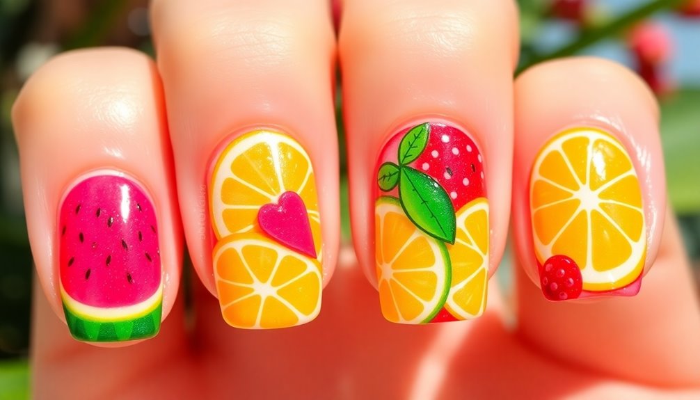 summer party nail designs