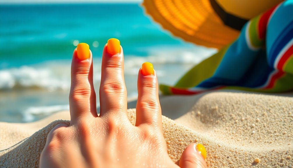 travel inspired summer nail designs