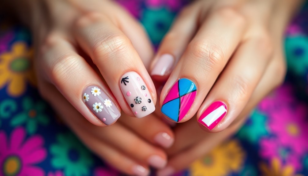 vibrant nail art ideas