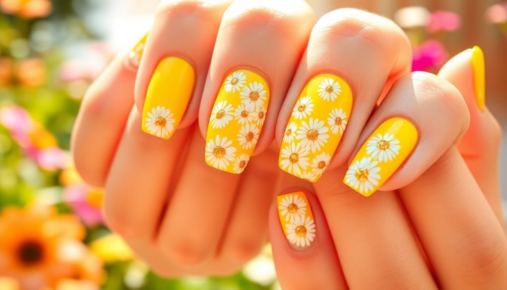 vibrant summer nail designs