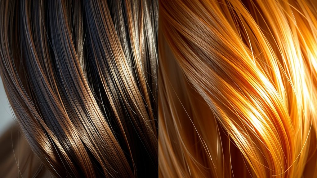 achieve glossy healthy hair