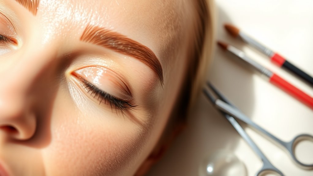 alternatives to tweezing eyebrows