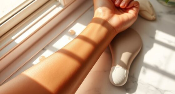 apply self tanner smoothly