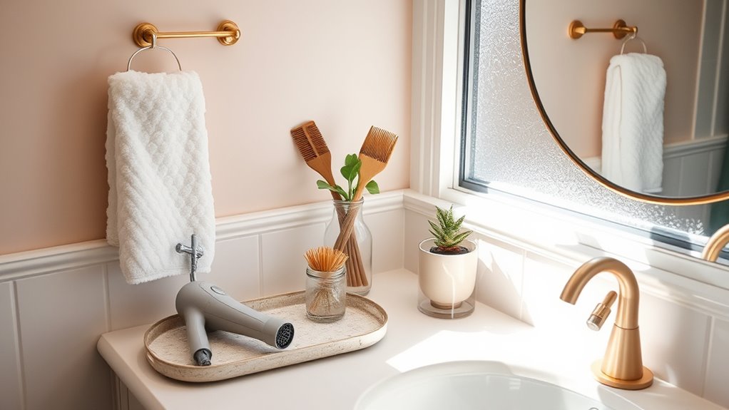 bathroom decor for hair