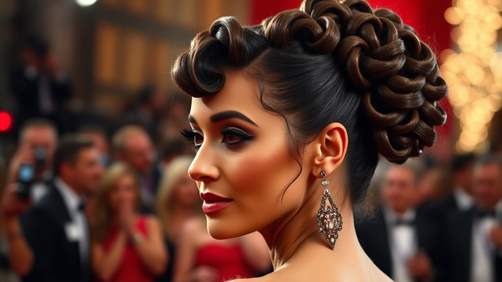 effortless glamour with curls