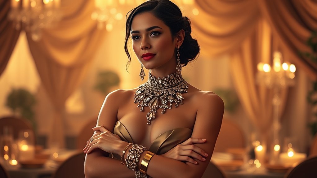 elegant evening jewelry ensemble