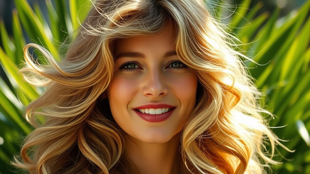 feathered hairstyle authentic beauty