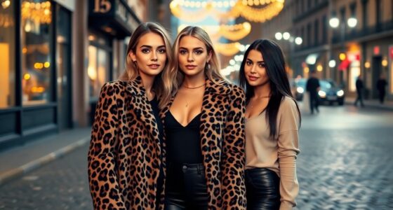 hailey bieber leopard coat