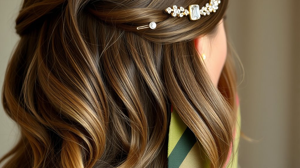 innovative hair accessory placement
