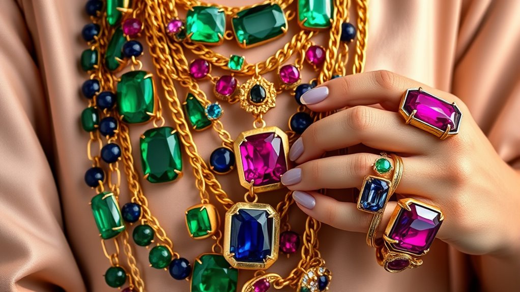 layered necklaces for style