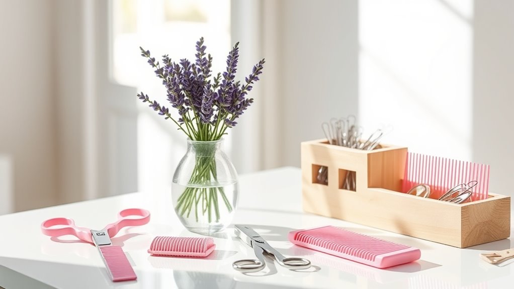 organize hair tools effectively