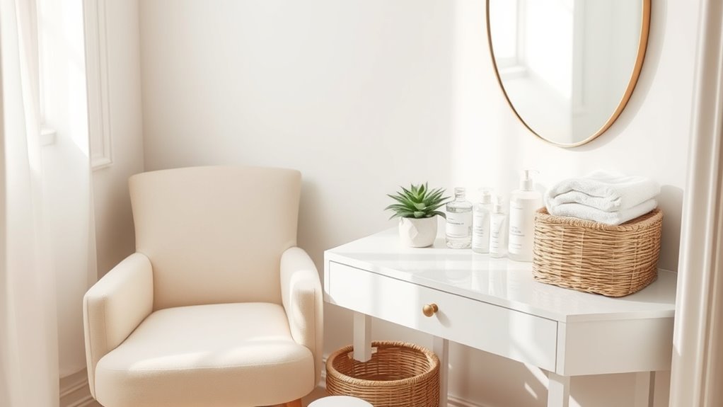 organized beauty nook solutions