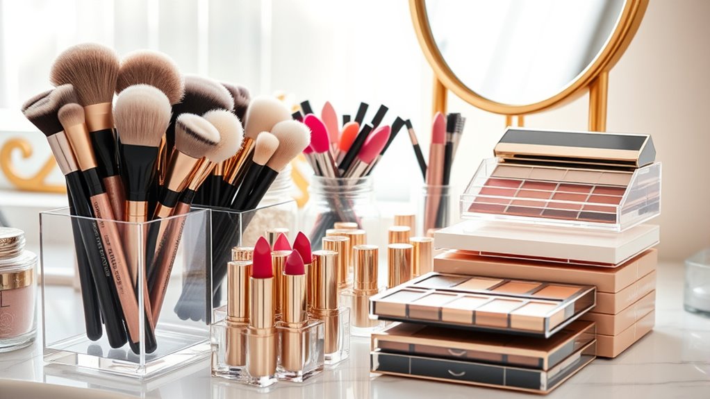 organized beauty space strategies