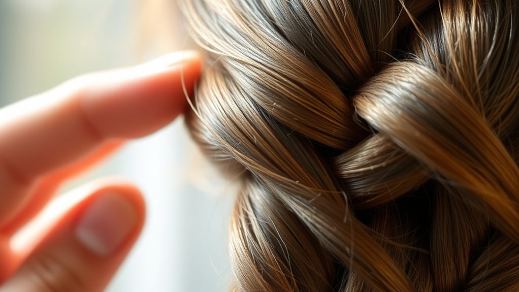 polished braid crossing technique