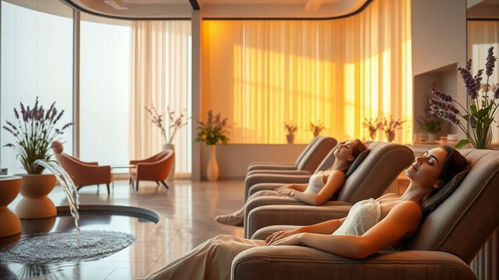 relaxing sensory atmosphere experience
