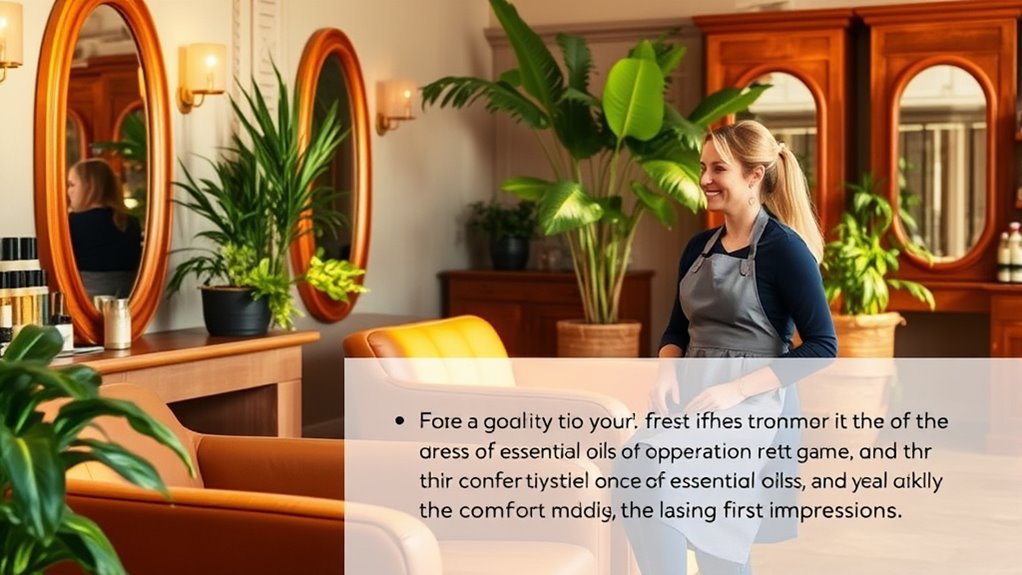 salon ambience influences experience