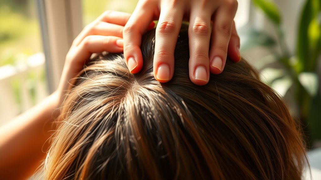 scalp massage boosts hair growth