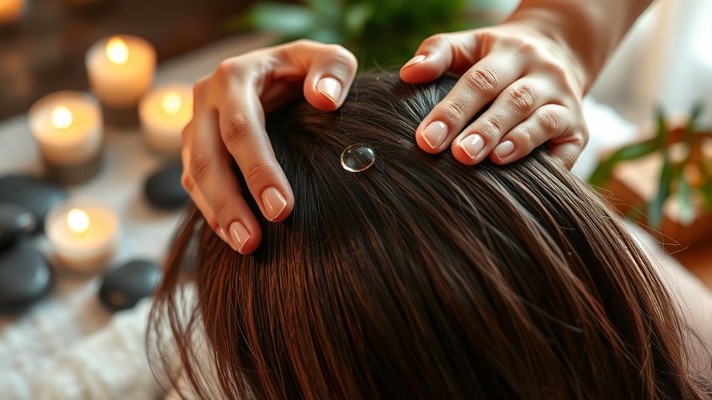 scalp massage enhances absorption