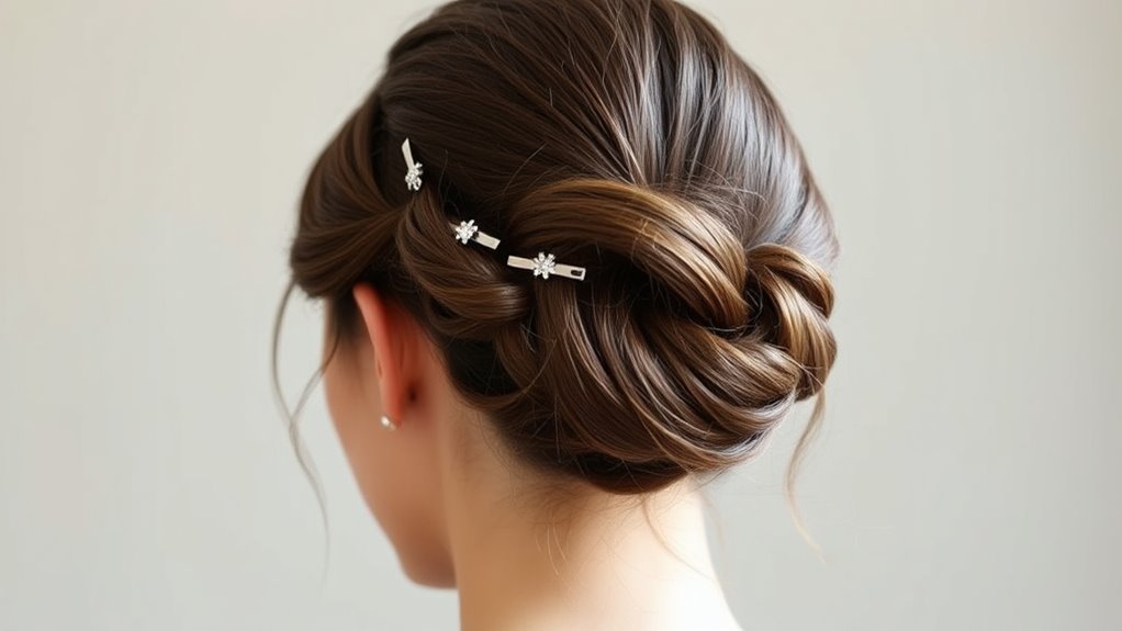 secure french twist pins