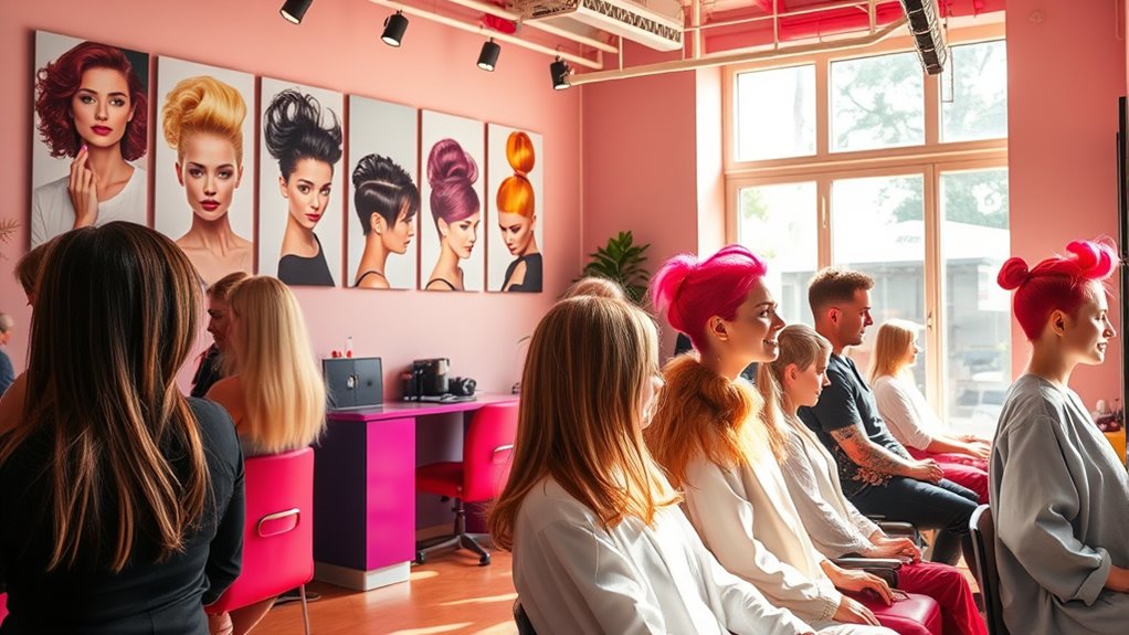 showcasing unique hair trends
