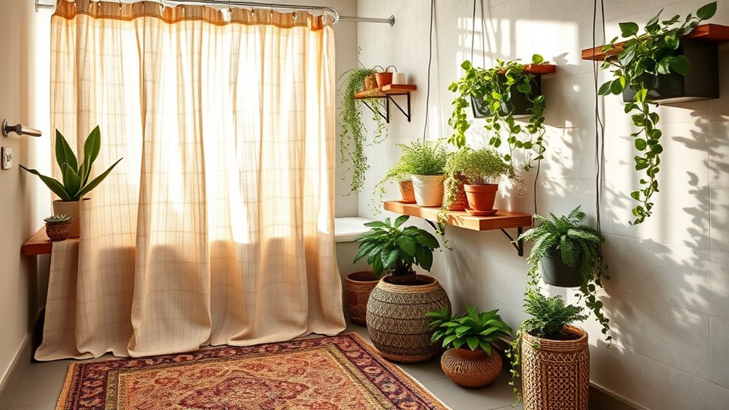 add plants for natural charm