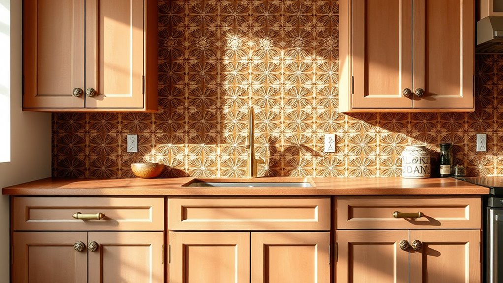 artisan textured tile accents