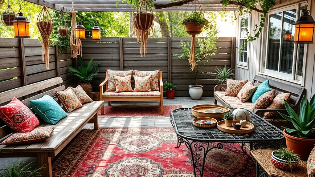 artistic personalized outdoor retreat
