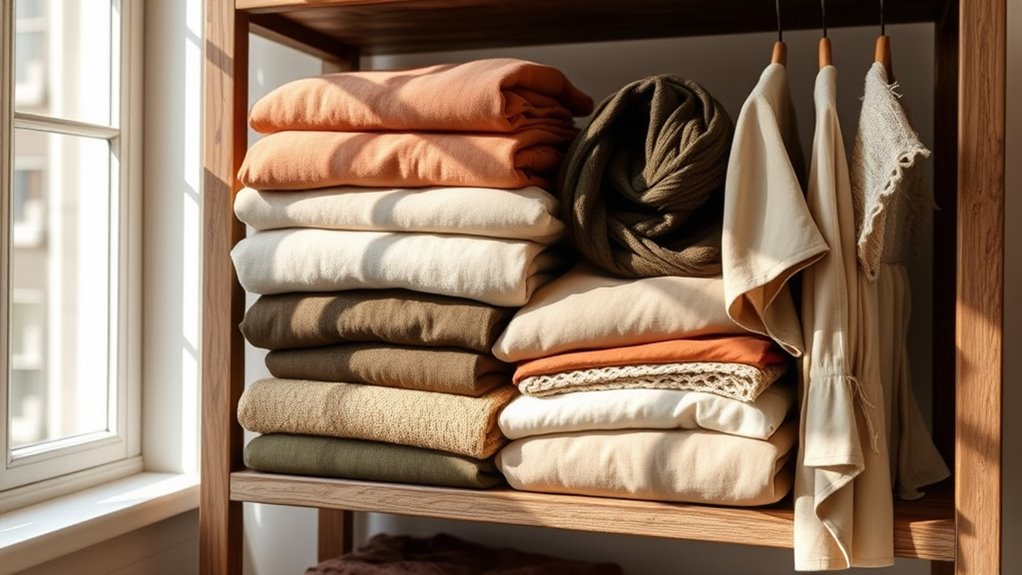balanced earthy neutral accents