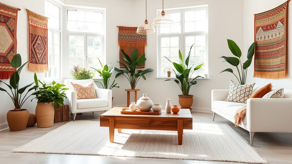 balanced vibrant minimalist decor