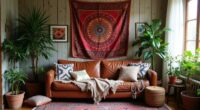 balancing eclectic boho decor